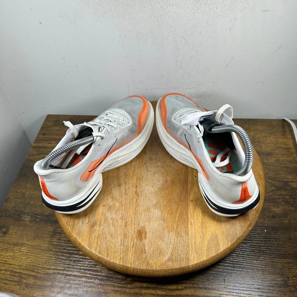 Hoka One One Cielo X1 2.0 Women's Shoes Orange White Size 6.5 1162053 PLV